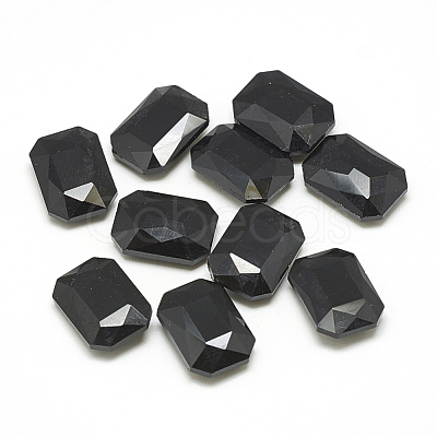 Pointed Back Glass Rhinestone Cabochons RGLA-T079-10x14mm-02-1