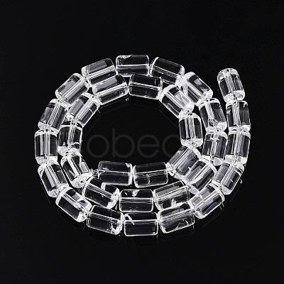Natural Quartz Crystal Beads Strands G-N347-08-1