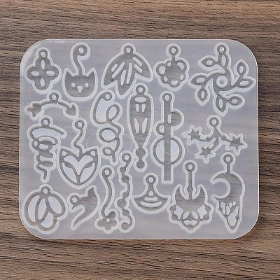 Pendant Silicone Molds AJEW-S041-03A-1