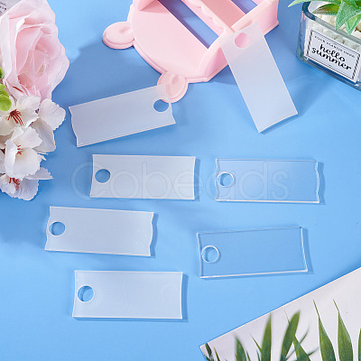 2Bag 2 Styles Acrylic Blank Label Big Pendants FIND-TA0004-77A-1