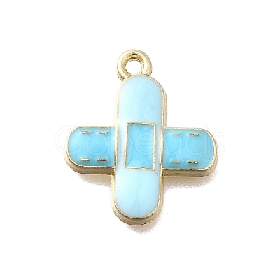 Medical Theme Alloy Enamel Pendants FIND-G090-02C-02-1