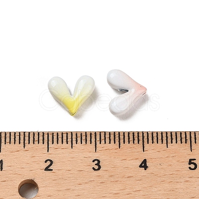 Spray Painted Alloy Beads PALLOY-R145-01D-1