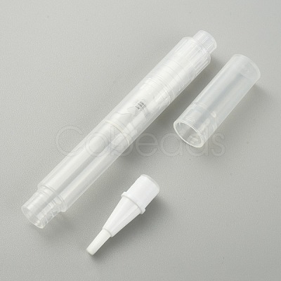 Plastic Transparent Twist Pens AJEW-WH0332-01-1