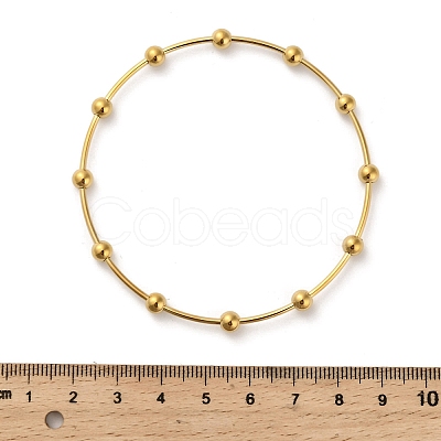 304 Stainless Steel Bangles for Women BJEW-V001-01G-1