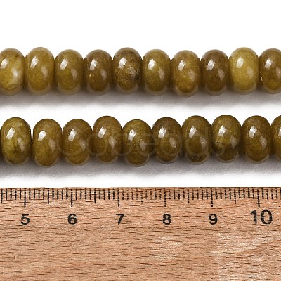 Dyed Natural White Jade Beads Strands G-G107-A44-01-1