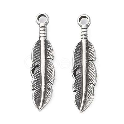 304 Stainless Steel Pendants STAS-L022-399AS-1