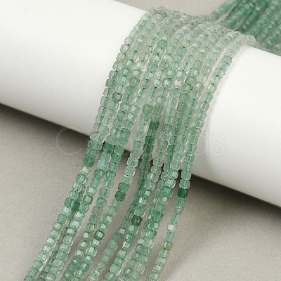 Natural Green Aventurine Beads Strands G-P457-B01-54-1