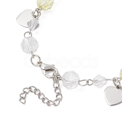Glass Beaded Bracelets BJEW-JB11610-02-1