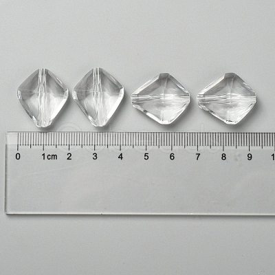 Transparent Acrylic Beads X-PL6362Y-1