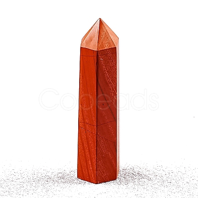 Point Tower Natural Red Jasper Home Display Decoration PW-WG04107-22-1