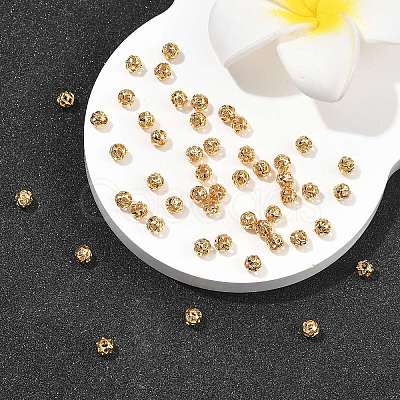 SHEGRACE Brass Spacer Beads XGRPCF399-183G-1