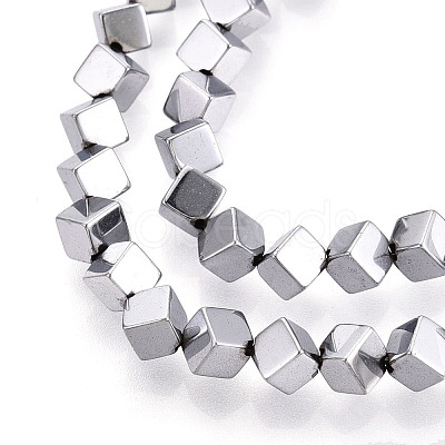 Electroplated Synthetic Non-magnetic Hematite Beads Strands G-T139-62A-1