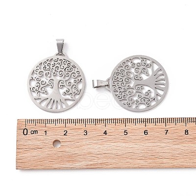 Non-Tarnish 201 Stainless Steel Pendants STAS-T046-JN269-1-1