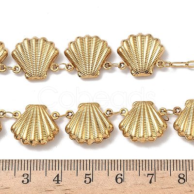 Ocean 304 Stainless Steel Link Chain Necklaces for Women NJEW-A060-01F-G-1