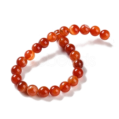 Natural Striped Agate/Banded Agate Beads Strands LS-G-Z060-A01-B05-1