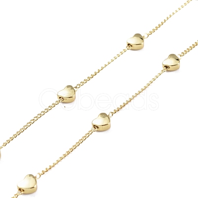 Handmade Brass Twisted Chains X-CHC-I006-06G-1