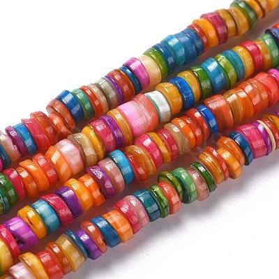 Natural Freshwater Shell Beads Strands LS-SHEL-C001-06A-1