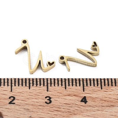 304 Stainless Steel Charms STAS-M327-02G-U-1
