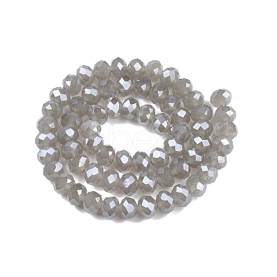Electroplate Glass Beads Strands EGLA-A044-J8mm-A10-1
