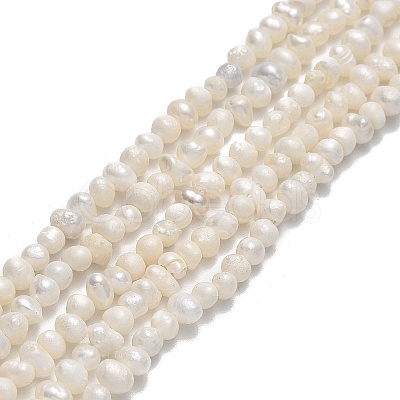 Natural Cultured Freshwater Pearl Beads Strands X-PEAR-F018-11-1