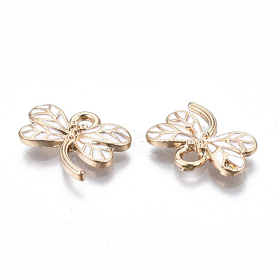 Light Gold Plated Alloy Pendants LS-ENAM-T009-69E-RS-1