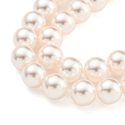 Glass Pearl Beads Strands HY-G002-01C-03-1