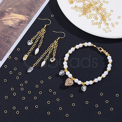 Brass Open Jump Rings KK-WH0001-38G-01-1