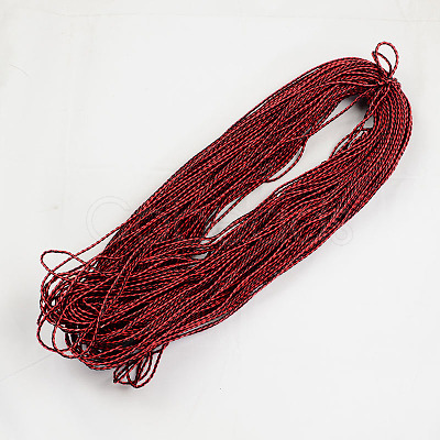 Braided Imitation Leather Cords LC-S005-061-1