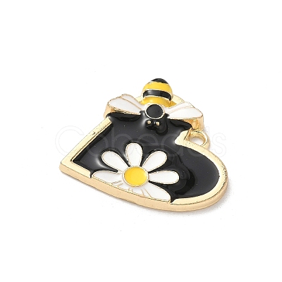 Alloy Enamel Pendants FIND-C074-28KCG-02-1