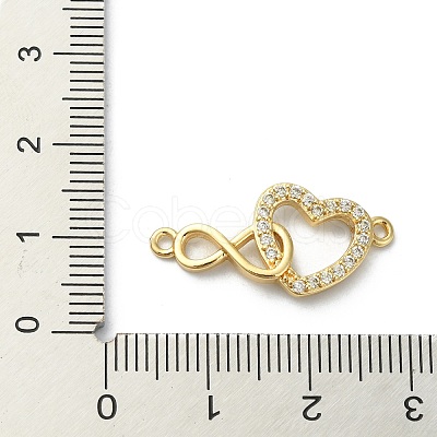 Rack Plating Brass Micro Pave Clear Cubic Zirconia Pendants KK-R157-09G-1