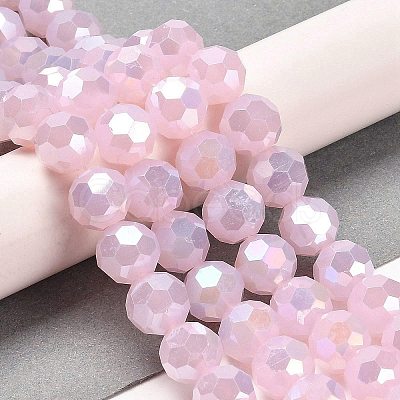 Imitation Jade Glass Beads Stands EGLA-A035-J10mm-B02-1