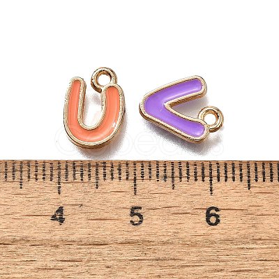 Alloy Enamel Charms ENAM-K075-05G-01-1