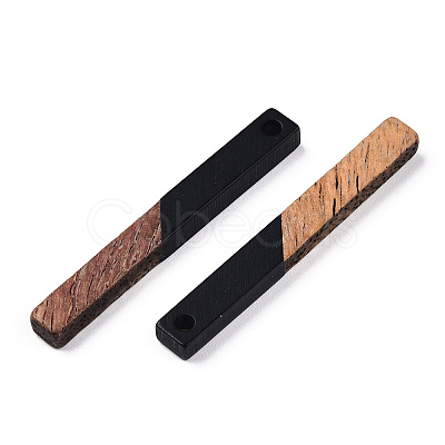 Opaque Resin & Walnut Wood Pendants RESI-TAC0021-43C-1