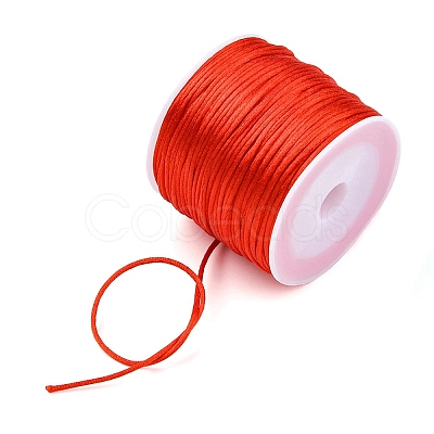 30M Nylon Satin Rattail Cords NWIR-YW0001-04-04-1