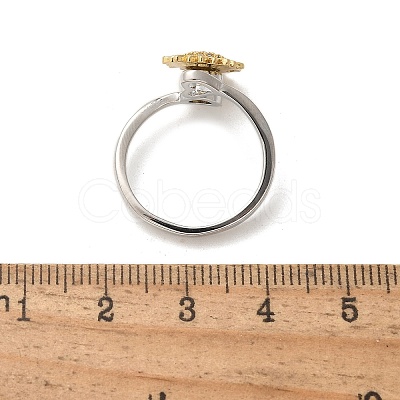 Rotatable Open Finger Rings for Women RJEW-H245-02PG-1