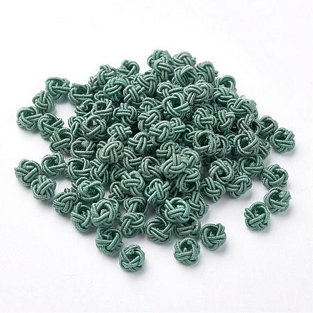 Polyester Weave Beads WOVE-N002-35-1