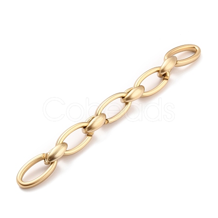 Handmade Opaque Spray Painted Acrylic Cable Chains AJEW-JB00798-01-1
