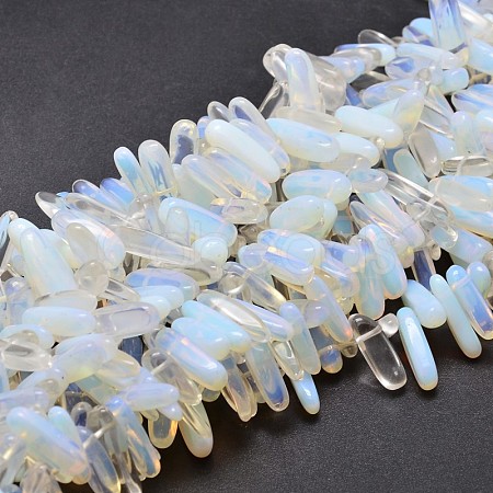 Opalite Chip Beads Strands X-G-E271-51-1