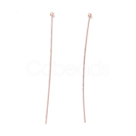 Brass Ball Head Pins X-KK-WH0058-02D-RG-1