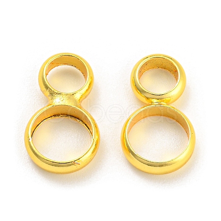 Rack Plating Brass Connector Charms KK-P240-02G-1