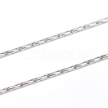 Tarnish Resistant 304 Stainless Steel Boston Link Chains CHS-L001-172-1