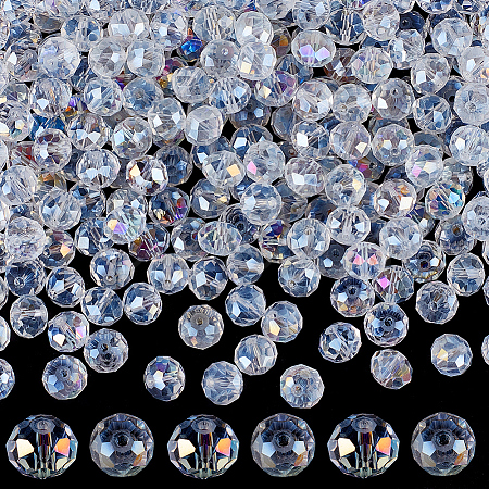 200Pcs Electroplate Glass Beads Strands GLAA-SP0001-35-1