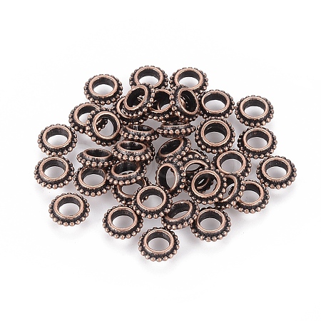 Tibetan Style Alloy Spacer Beads LS-RLF11067Y-NF-1