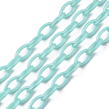 Acrylic Opaque Cable Chains X-PACR-N009-001D-1