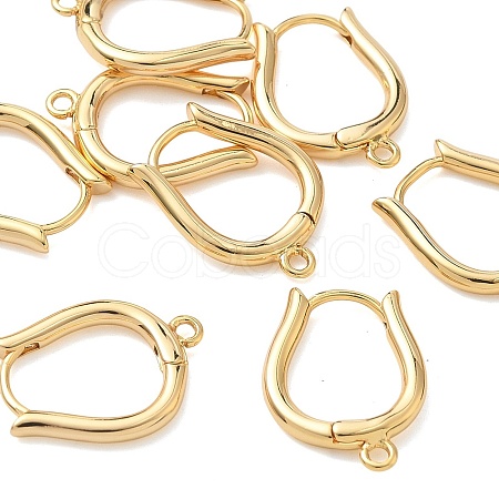 SHEGRACE Brass Hoop Earrings Findings XGR0157G-87G-1