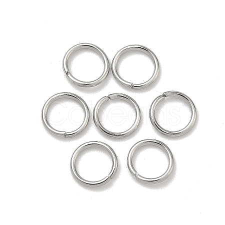 Tarnish Resistant 304 Stainless Steel Open Jump Rings STAS-Q186-02-6x0.8mm-1