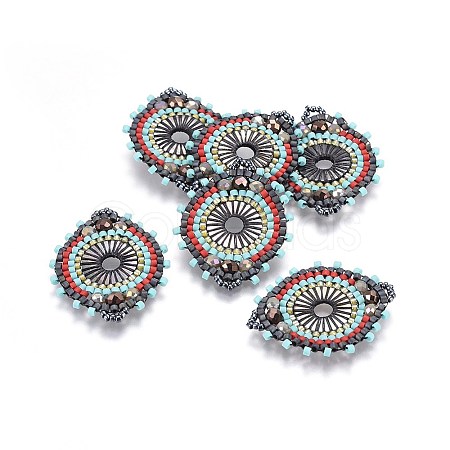 MIYUKI & TOHO Handmade Japanese Seed Beads Links SEED-A029-DA36-1