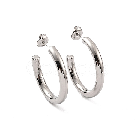 Non-Tarnish 304 Stainless Steel Stud Earrings for Women LS-EJEW-G346-07B-P-1