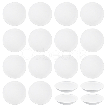 9 Pairs Polyester Round Bra Pads Inserts FIND-BC0019-24C-1