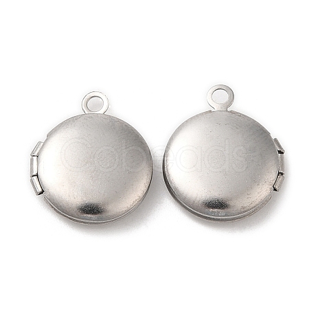 Non-Tarnish 316 Surgical Stainless Steel Locket Pendants STAS-C077-05P-1